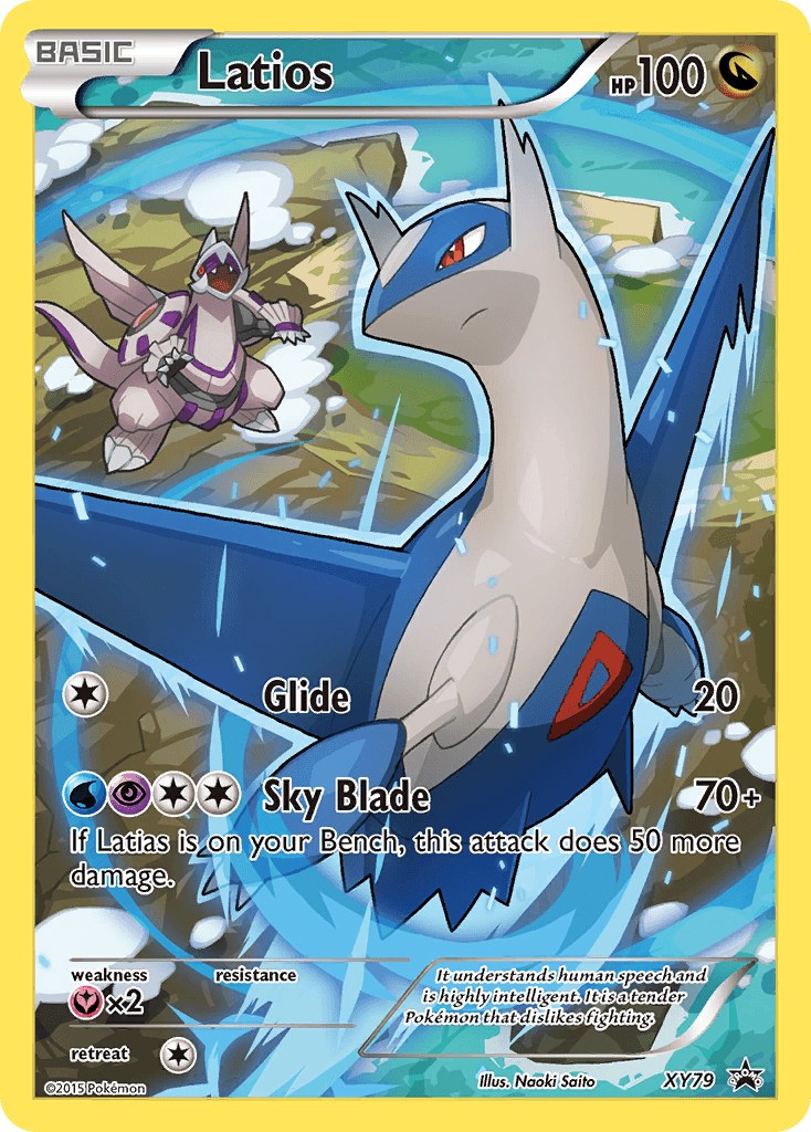 Latios Pokémon card