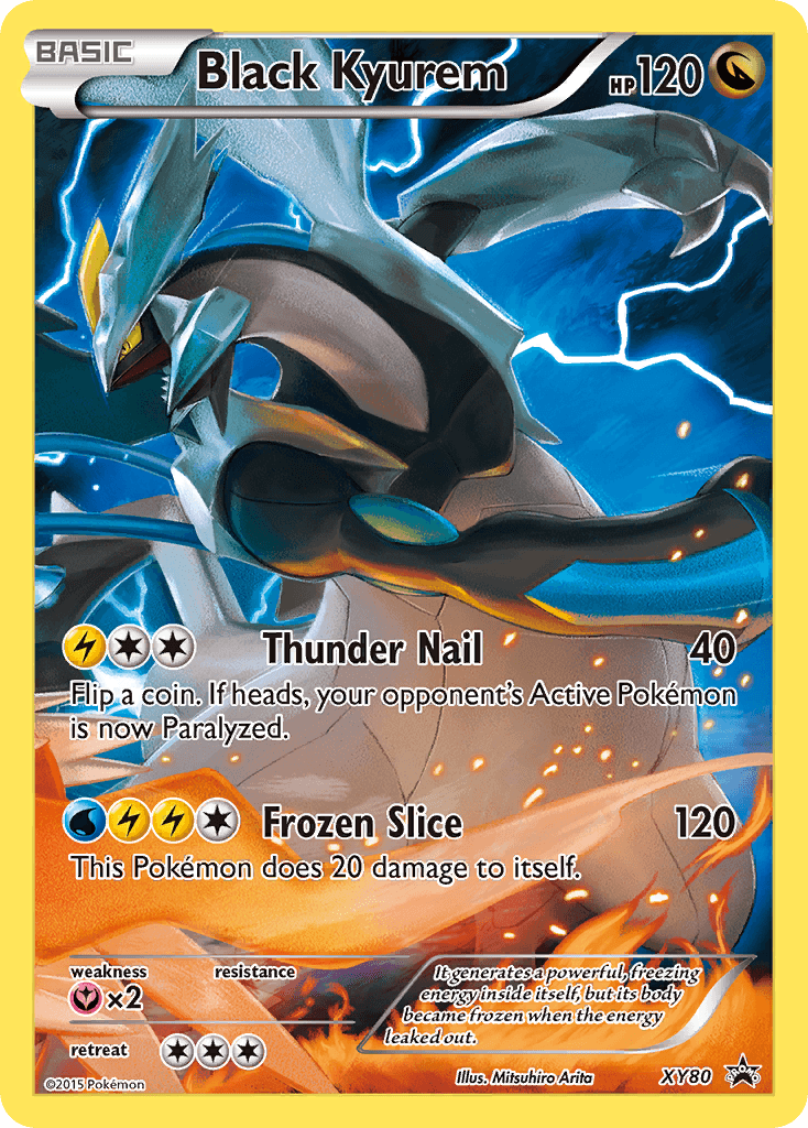 Black Kyurem Pokémon card