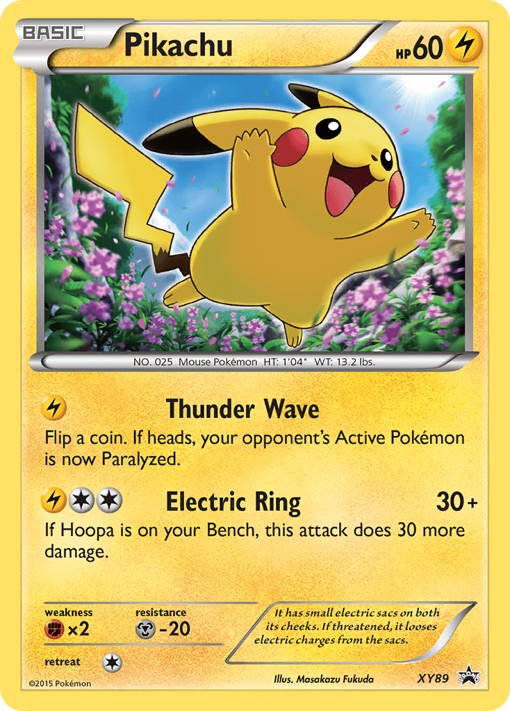 Pikachu from XY Black Star Promos