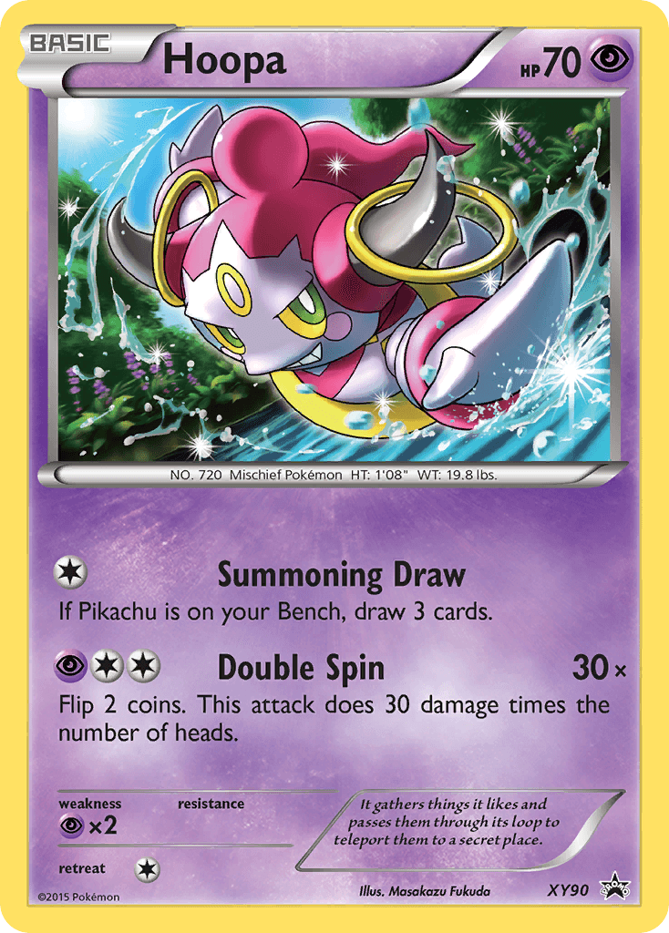 Hoopa Pokémon card
