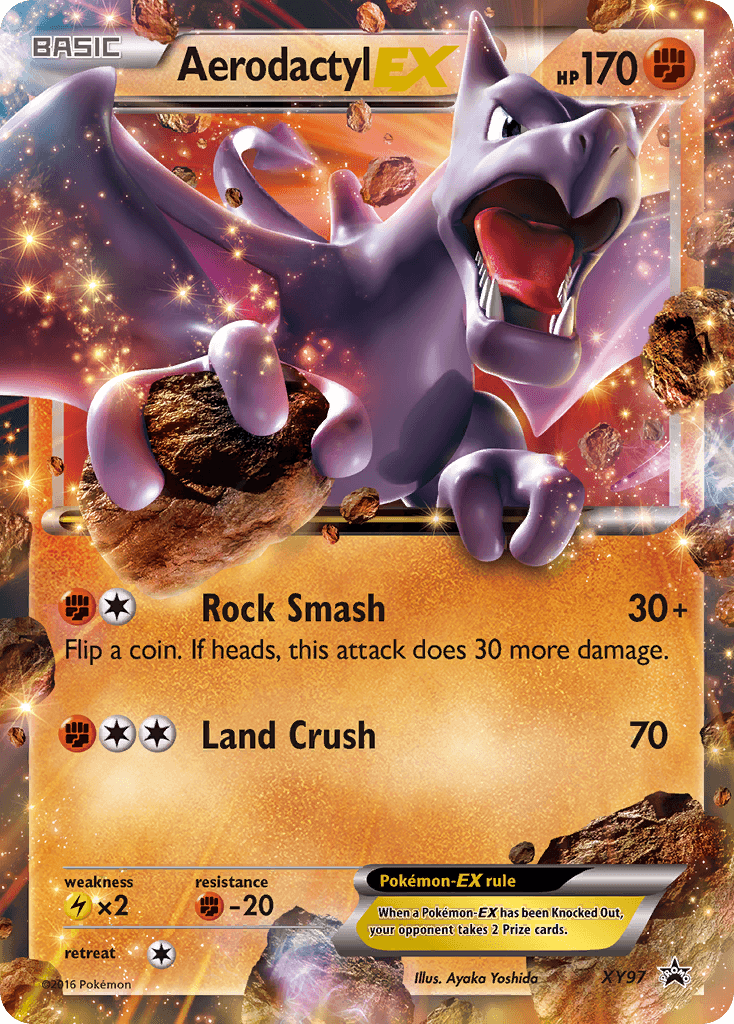 Aerodactyl-EX Pokémon card