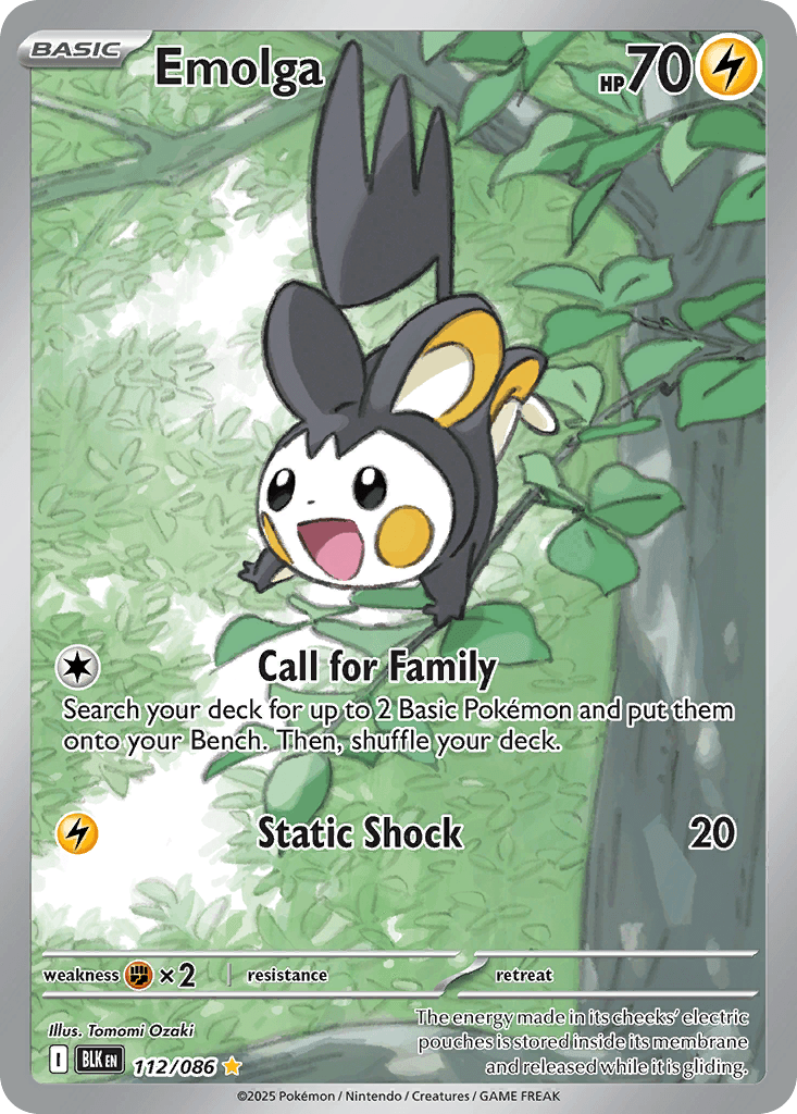 Emolga Pokémon card