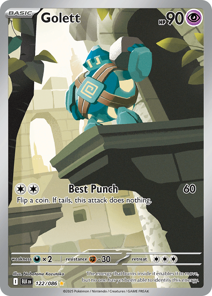 Golett Pokémon card