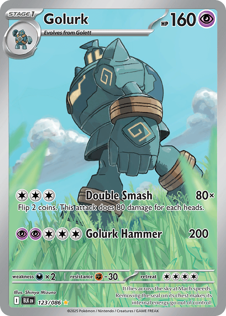 Golurk Pokémon card