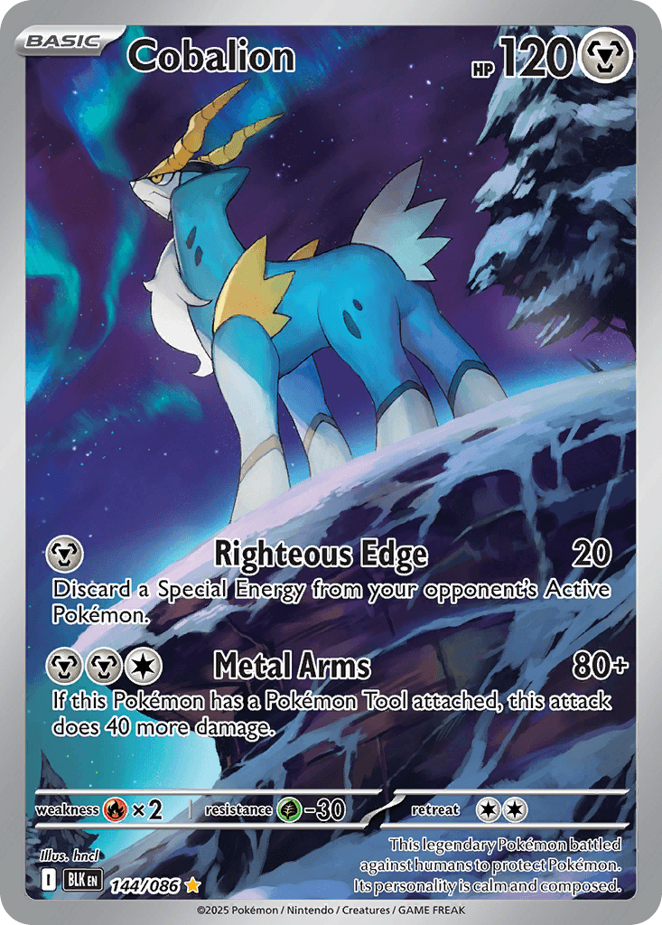 Cobalion Pokémon card