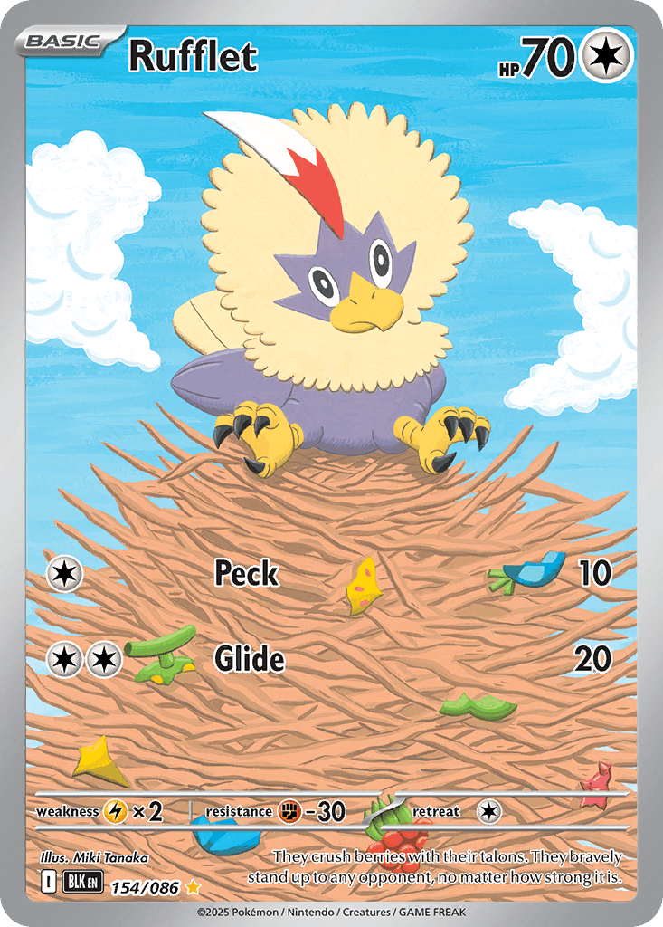 Rufflet Pokémon card