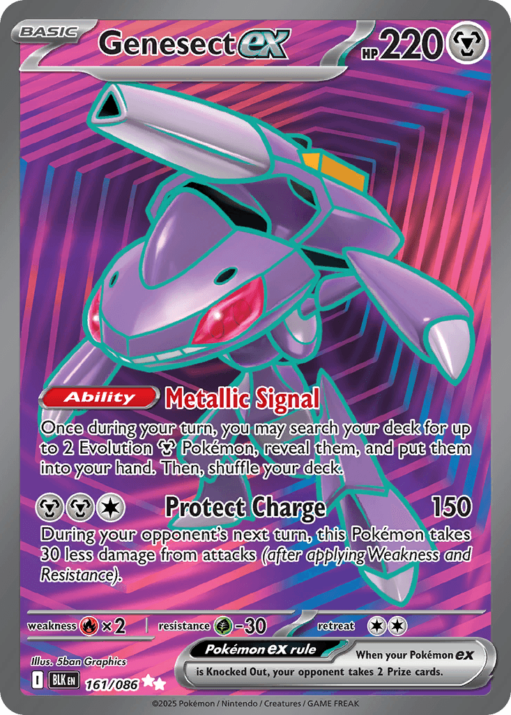 Genesect ex — Metal type