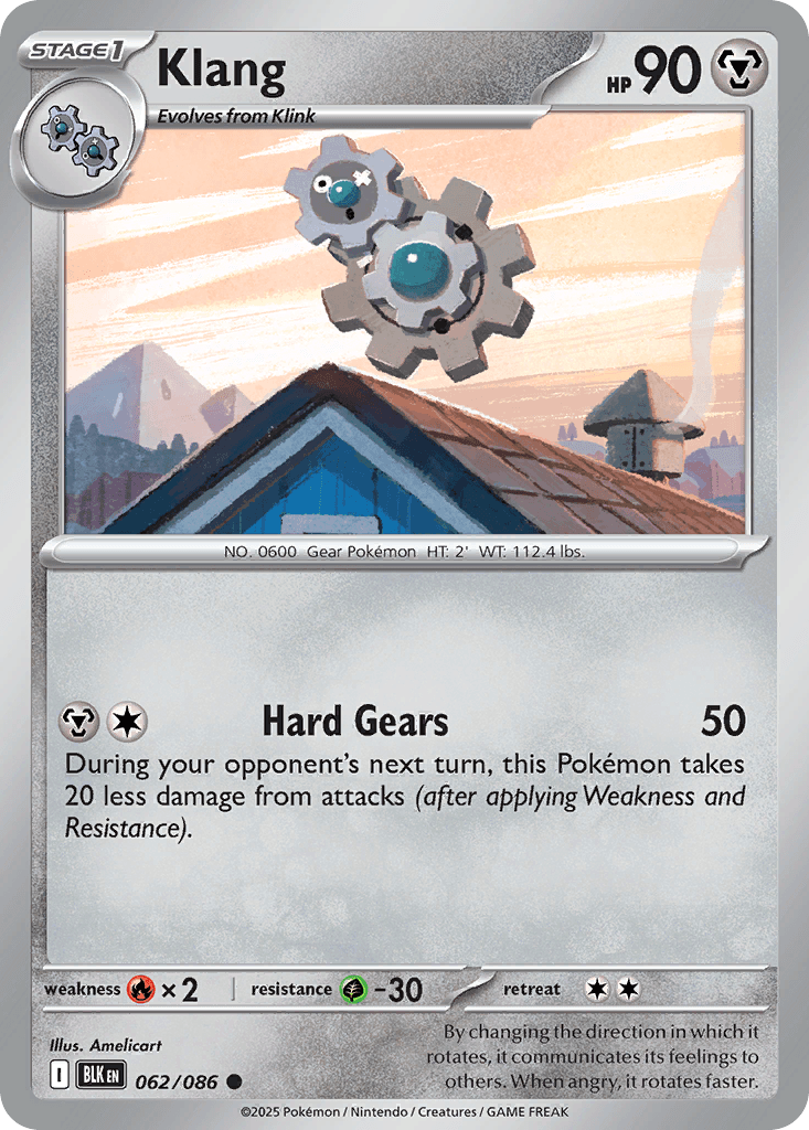 Klang Pokémon card