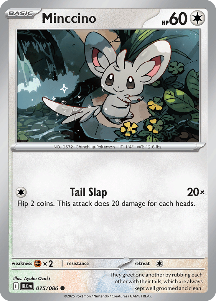 Minccino Pokémon card